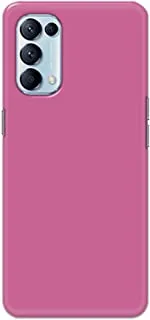 Khaalis Solid Color Purple matte finish shell case back cover for Oppo Reno5 Pro 5G - K208232
