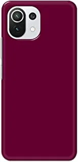 Khaalis Solid Color Purple matte finish shell case back cover for Xiaomi Mi 11 Lite NE 5G - K208235