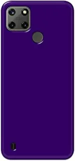 Khaalis Solid Color Purple matte finish shell case back cover for Realme C25Y - K208242