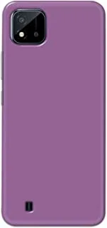 Khaalis Solid Color Purple matte finish shell case back cover for Realme C11 2021 - K208233