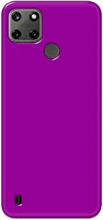 Khaalis Solid Color Purple matte finish shell case back cover for Realme C25Y - K208240
