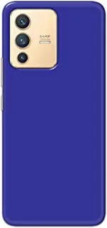 Khaalis Solid Color Blue matte finish shell case back cover for Vivo V23 - K208246