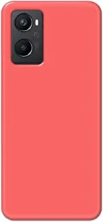 Khaalis Solid Color Pink matte finish shell case back cover for Oppo A96 - K208226