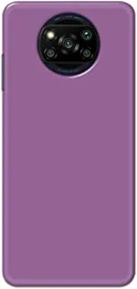 Khaalis Solid Color Purple matte finish shell case back cover for Xiaomi Poco X3 Pro - K208233