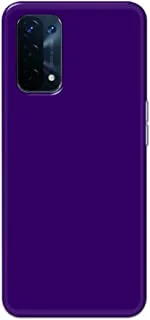 Khaalis Solid Color Purple matte finish shell case back cover for Oppo A74 5G - K208242