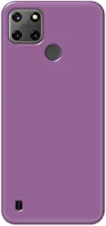 Khaalis Solid Color Purple matte finish shell case back cover for Realme C25Y - K208233