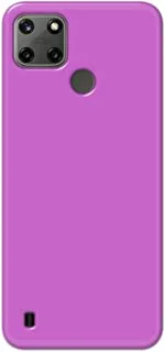 Khaalis Solid Color Purple matte finish shell case back cover for Realme C25Y - K208239