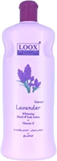 Loox Lavander Hand & Bpdy Lotion + Vitamin E 600ml - Lux Lavender Whitening Hand & Body Lotion with Vitamin E