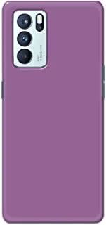Khaalis Solid Color Purple matte finish shell case back cover for Oppo Reno 6 Pro 5G - K208233