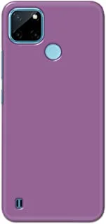 Khaalis Solid Color Purple matte finish shell case back cover for Realme C21Y - K208233