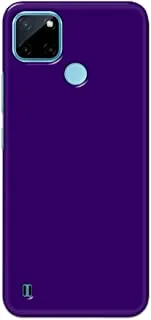 Khaalis Solid Color Purple matte finish shell case back cover for Realme C21Y - K208242