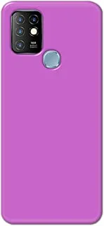 Khaalis Solid Color Purple matte finish shell case back cover for Infinix Hot 10 - K208239