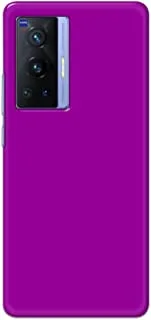 Khaalis Solid Color Purple matte finish shell case back cover for Vivo X70 Pro - K208240