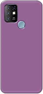 Khaalis Solid Color Purple matte finish shell case back cover for Infinix Hot 10 - K208233