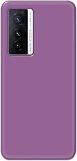 Khaalis Solid Color Purple matte finish shell case back cover for Vivo X70 - K208233