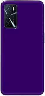 Khaalis Solid Color Purple matte finish shell case back cover for Oppo A16 - K208242