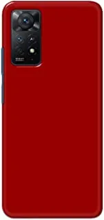 جراب خلفي متين بلون أحمر خالص من كاليس لهاتف Xiaomi Mi Redmi Note 11 Pro 5G - K208228
