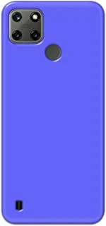 Khaalis Solid Color Blue matte finish shell case back cover for Realme C25Y - K208244