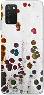 Khaalis Marble Print Multicolor matte finish designer shell case back cover for Samsung A03s - K208216