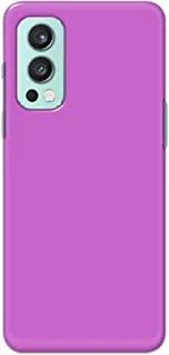 Khaalis Solid Color Purple matte finish shell case back cover for OnePlus Nord 2 5G - K208239