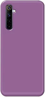 Khaalis Solid Color Purple matte finish shell case back cover for Realme 6 - K208233