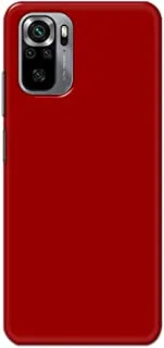 Khaalis Solid Color Red matte finish shell case back cover for Xiaomi Redmi Note 10s - K208228