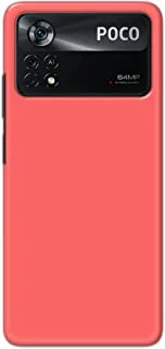 Khaalis Solid Color Pink matte finish shell case back cover for Xiaomi Poco X4 Pro 5G - K208226