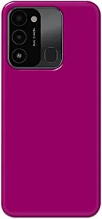 Khaalis Solid Color Purple matte finish shell case back cover for Tecno Spark 8c - K208234