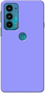 Khaalis Solid Color Blue matte finish shell case back cover for Motorola Edge 20 - K208243