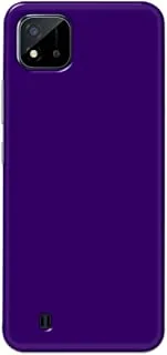 Khaalis Solid Color Purple matte finish shell case back cover for Realme C11 2021 - K208242