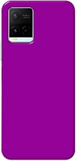 Khaalis Solid Color Purple matte finish shell case back cover for Vivo Y21 2021 - K208240