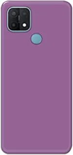 Khaalis Solid Color Purple matte finish shell case back cover for Oppo A15s - K208233