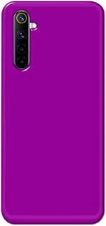 Khaalis Solid Color Purple matte finish shell case back cover for Realme 6 - K208240