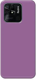 Khaalis Solid Color Purple matte finish shell case back cover for Xiaomi Redmi 10c - K208233