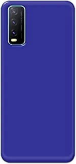 Khaalis Solid Color Blue matte finish shell case back cover for Vivo Y20 - K208246