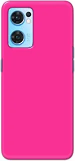 Khaalis Solid Color Pink matte finish shell case back cover for Oppo Reno 7 - K208230