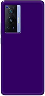 Khaalis Solid Color Purple matte finish shell case back cover for Vivo X70 Pro - K208242