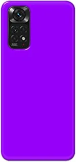 Khaalis Solid Color Purple matte finish shell case back cover for Xiaomi Redmi Note 11 - K208241
