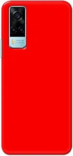 Khaalis Solid Color Red matte finish shell case back cover for Vivo Y53s - K208227