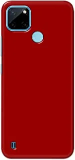 Khaalis Solid Color Red matte finish shell case back cover for Realme C21Y - K208228