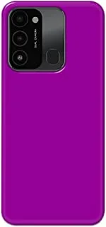 Khaalis Solid Color Purple matte finish shell case back cover for Tecno Spark 8c - K208240