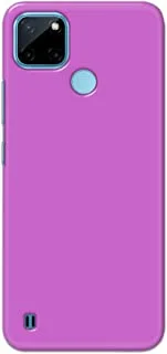 Khaalis Solid Color Purple matte finish shell case back cover for Realme C21Y - K208239
