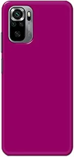 Khaalis Solid Color Purple matte finish shell case back cover for Xiaomi Redmi Note 10s - K208234