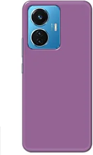 Khaalis Solid Color Purple matte finish shell case back cover for Vivo Y55 - K208233