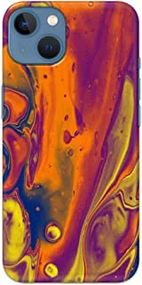 Khaalis Marble Print Multicolor matte finish designer shell case back cover for Apple iPhone 13 Mini - K208219