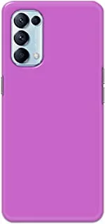Khaalis Solid Color Purple matte finish shell case back cover for Oppo Reno5 Pro 5G - K208239