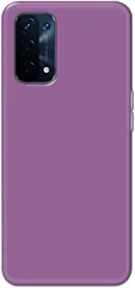 Khaalis Solid Color Purple matte finish shell case back cover for Oppo A74 5G - K208233