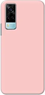 Khaalis Solid Color Pink matte finish shell case back cover for Vivo Y53s - K208225