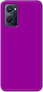 Khaalis Solid Color Purple matte finish shell case back cover for Realme 9i - K208240