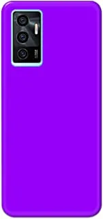 Khaalis Solid Color Purple matte finish shell case back cover for Vivo V23e - K208241